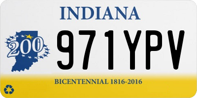 IN license plate 971YPV