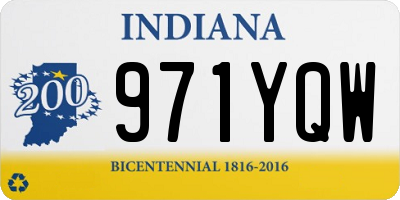 IN license plate 971YQW