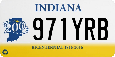 IN license plate 971YRB