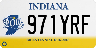 IN license plate 971YRF