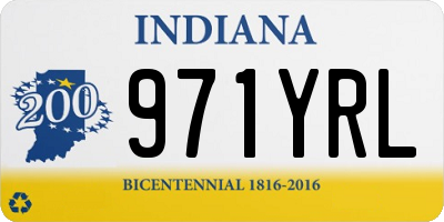 IN license plate 971YRL