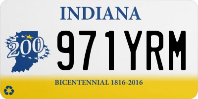 IN license plate 971YRM