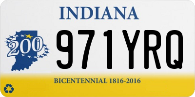 IN license plate 971YRQ