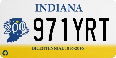 IN license plate 971YRT
