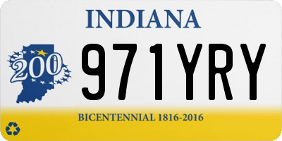IN license plate 971YRY