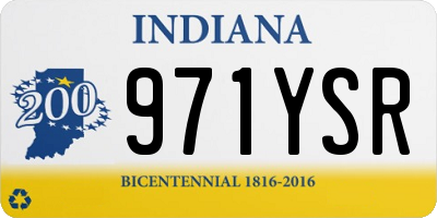 IN license plate 971YSR