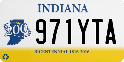 IN license plate 971YTA