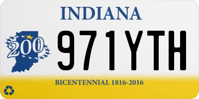 IN license plate 971YTH