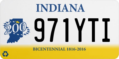 IN license plate 971YTI