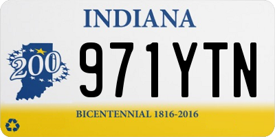 IN license plate 971YTN