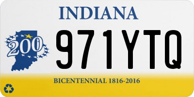 IN license plate 971YTQ