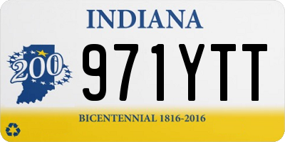 IN license plate 971YTT