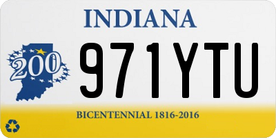 IN license plate 971YTU