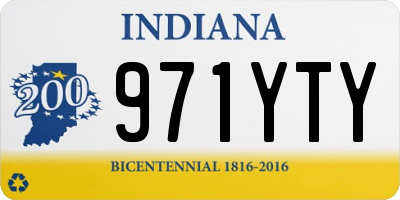 IN license plate 971YTY