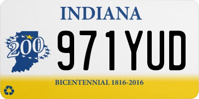 IN license plate 971YUD