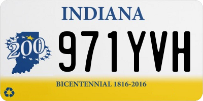 IN license plate 971YVH
