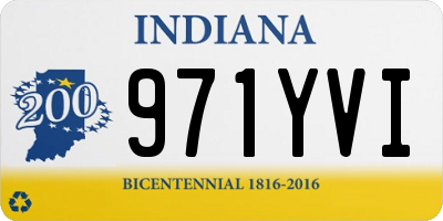 IN license plate 971YVI