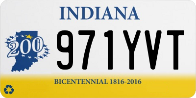 IN license plate 971YVT