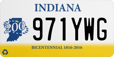 IN license plate 971YWG