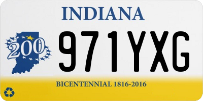 IN license plate 971YXG