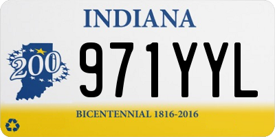 IN license plate 971YYL