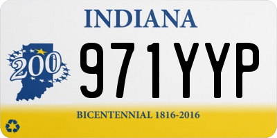 IN license plate 971YYP