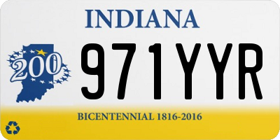 IN license plate 971YYR