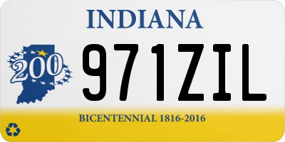 IN license plate 971ZIL