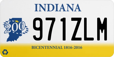 IN license plate 971ZLM