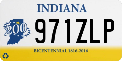 IN license plate 971ZLP
