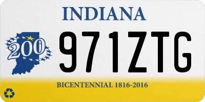 IN license plate 971ZTG