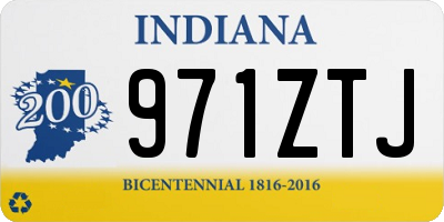 IN license plate 971ZTJ
