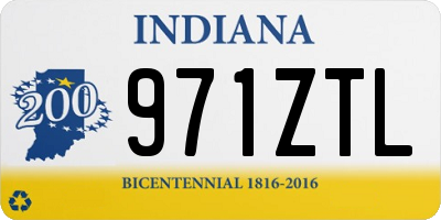 IN license plate 971ZTL