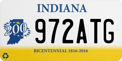 IN license plate 972ATG