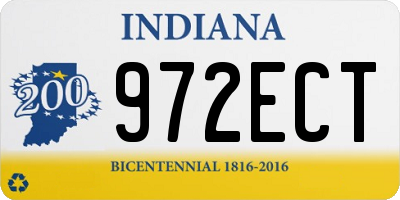 IN license plate 972ECT