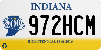 IN license plate 972HCM