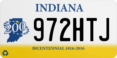 IN license plate 972HTJ
