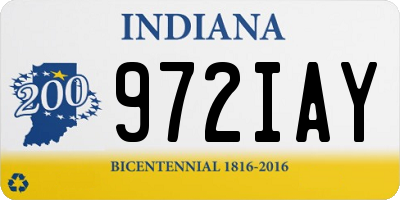 IN license plate 972IAY