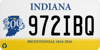 IN license plate 972IBQ