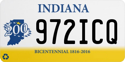 IN license plate 972ICQ