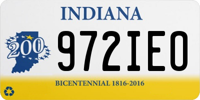IN license plate 972IEO