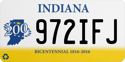 IN license plate 972IFJ