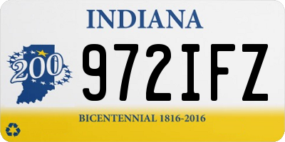 IN license plate 972IFZ