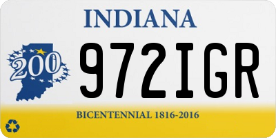 IN license plate 972IGR