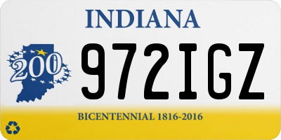 IN license plate 972IGZ