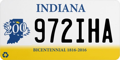 IN license plate 972IHA