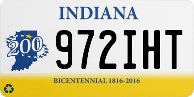 IN license plate 972IHT