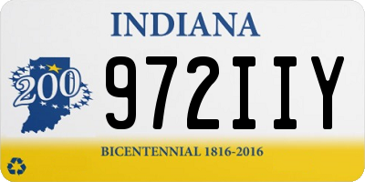 IN license plate 972IIY