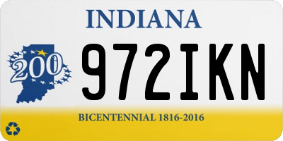 IN license plate 972IKN