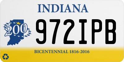 IN license plate 972IPB